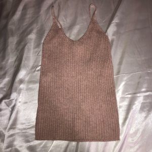 knitted tank top